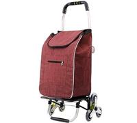 Shopping Cart Shopping Trolley Household Folding Shopping Hand Wheel Wheel Stair Climbing Groceries Stroller Durable Waterproof Garden Trolley Car Supermarket Classificat