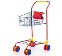 Shopping Cart, Supermarket Trolley, Pretend Play Toy, metal, Colorful