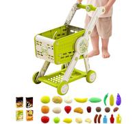 Shopping Cart Wheel Toy | Pretend Shopping Cart | Pretend Play for Sorting Role-Playing Learning Accessories Age 1-3 and up Toddler Baby Doll House Girls School