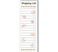 Shopping List Magnetic Memo Stick on Fridge Notepad. Food to Shop for Design on a Magnetic Shopping List pad Diet Planner Kitchen Daily Planning Tool 50 Tear Off Pages