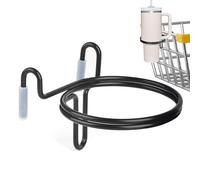 Shopping Maps - Portable Bottle Holder for CART | Double Ring Design, Multifunctional Drinking Stand for Coffee Cups, Cone Cups, Bottles