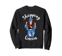 Shopping Queen Funny Womens Shoe Addict Addiction Sassy Cute Sweatshirt