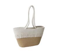 Shopping Shoulder Bag Large Capacity Bags Women Girl Woven Tote Bag Purse Fashion Casual Bags Beach-Handbags