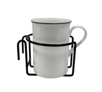 Shopping Trolley Drink Holder - 7.6 x 8.9 cm Large Metal Water Bottle Holder | Drink Drinkware, Mobile Shopping Trolley, Accessories for Family Shopping, Suitable for Coffee Mug