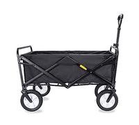 Shopping Trolley Foldable Garden Cart with 4 Wheels, Multi-Purpose Utility Trolley for Outdoor Camping, Beach, and Shopping - Garden Wagon for Easy Transport