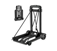 Shopping Trolley on Wheels,Folding Hand Truck,Luggage Trolley Compact Sack Barrow,Portable Collapsible Dolly for Shopping Car Boot Camping Travelling