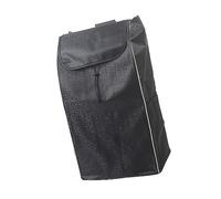 Shopping Trolley Storage Bag - 72L Oxford Cloth Waterproof Storage Bag, Extra Large Capacity Black Shopping Bag, Shopping Cart Replacement Bag with Double Side Pockets, Reusable Bag ( Size : 1PCS )