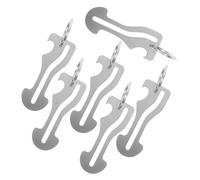 Shopping Trolley Token Ideas Keyring Trolley Release Key Ring with Quarter Holder Shopping Trolley Remover Stainless Steel, Picture 2, 7.00X2.50X0.20CM