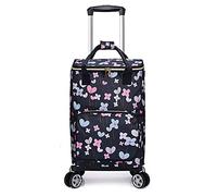 SHOPPING TROLLEY Trolley Bag Foldable Shopping bag Keep cold constant temperature Detachable Heavy Duty 4 Wheels Aluminum Alloy Portable 2-in-1 for Supermarket Travel Picnic camping 22L