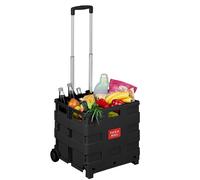 Shopping trolley, wheeled shopping basket, folding trolley, 35 kg