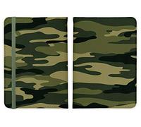 ShopQuality4U DPM Jungle Camo Colour Pattern Army Leather Passport Holder - for Men & Women - British Full Printed Passport Cover Case Passport Wallet