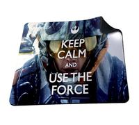 ShopQuality4U KEEP CALM use the force - Star Wars - soft 5mm Rubber PC Mouse Pad Mat - For Gaming Home or Office