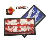ShopQuality4U Personalised Bar Runner And Personalised Beer Mats World Cup 26 Football Theme Gift Set For Him Dad Man Cave Home Bar Personalised Bar Accessories