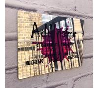 ShopQuality4U Personalised Game Metal Mirror Gamer Sign - Customised Printed Wall Art Plaque A5 Splat Gaming