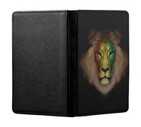 ShopQuality4U Personalised Lion Bolivia Flag Design Customised PU Leather UK British Passport Cover Holder