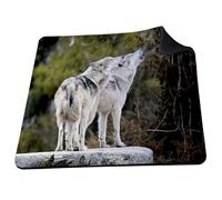 ShopQuality4U Wolfs in the Wild soft 5mm Rubber PC Mouse Pad Mat - For Gaming Home or Office