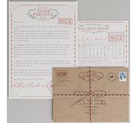 Shopsharks Personalised Letter from Father Christmas/Santa - Custom Name, Message & Gift Options - Unique Christmas Keepsake for Kids (Option 2: Letter + Evaluation Report)