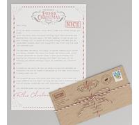 Shopsharks Personalised Letter from Father Christmas/Santa - Custom Name, Message & Gift Options - Unique Christmas Keepsake for Children & Families (Option 2: Letter Only)