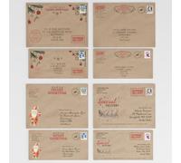Shopsharks Personalised Letter from Father Christmas/Santa - Custom Name, Message & Gift Options - Unique Christmas Keepsake for Children & Families (Option 1: Envelope Only)