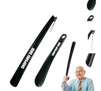 SHOPSURF BHOI Shoe Horn Flexible Strong Plastic Shoe Horn (2 Pcs) Comfortable & Slim Shape Shoe Horns Perfect for Taking Boots on and Off Ideal for Men Women Kids & Seniors (45cm + 22cm)