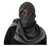 SHOPUKASA Cotton Shemagh Keffiyeh Scarf, 43×43" - Unisex (Assorted)