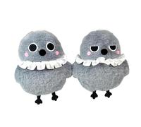 Shopular Handmade Love and deepspace Sylus Qin Che Crow Bird Plush Keychain Keyring Cosplay Figure Pendant Game Merch (Dull+Angry)