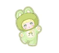Shopular Nommi v3 Fruit Series Opened Blind Box Cute Confirmed Interesting Fruits Action Figure Plush Doll Bag Keychain Pendant (Avocado)