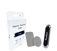 ShopWize Tudor Magnetic Car Phone Holder, Powerful Magnet Mount For Dashboard Stylish Reliable (Silver)