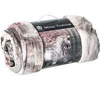 SHOPYLISTIC LUXURY 3D FAUX FUR SOFA BED THROWS/BLANKET ANIMAL PATTERN THROWS DOUBLE KING SIZE (Unicorn, Double (150 X 200) CM)