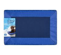 SHOPZO Air Flow Pet Cooling Mat - Blue - Keep Your Dog Cool During the Summer Months - the Mat Automatically Cools When Your Pet Sits on It, Helping to Keep Them Cool and Comfortable in Hot Weather