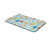 SHOPZO Air Flow Pet Cooling Mat - Blue - Keep Your Dog Cool During the Summer Months - the Mat Automatically Cools When Your Pet Sits on It, Helping to Keep Them Cool and Comfortable in Hot Weather