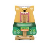 SHOPZO Bone Chicken Dog Toy Medium, Enjoyable realistic texture, Doesn't shard like other toys, Approximate Dimensions (Product) H7 x W3 x D2cm