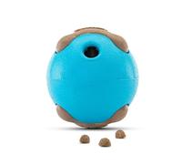 SHOPZO Busy Ball Treat Dispensing Dog Toy, Dispenses kibble gradually, Reduces anxiety & restlessness, Gentle on teeth & gums, Chew Pro thermoplastic rubber, Dishwasher safe