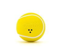 SHOPZO Giggling Tennis Ball Dog Toy, Encourages active play, Produces playful sounds, Chew Pro thermoplastic, teeth & gums, Overmolded construction, Reduces boredom & anxiety, Dishwasher safe