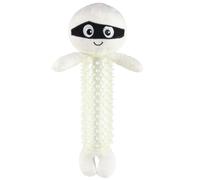 SHOPZO Halloween Tough Body Pet Toy - Mummy - Designed for Energetic Play - Features a Durable Body, Perfect for Games of Fetch, Tug of War, and Everyday Interactive Games