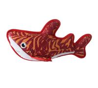 SHOPZO Tough Shark Pet Toy - Red - Designed for Interactive Games Like Fetch - Adds an Underwater Twist to Your Dog's Playtime - for Dogs That Love to Chew