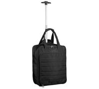 SHOPZO Under the Seat Bag with Wheels - Black - Featuring a Compact Design - Essential Travel Companion for Your Next Summer Holiday - Dimensions: L45 x W20 x H36cm (Approx.)