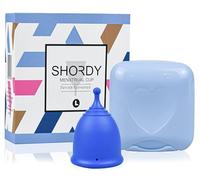 SHORDY Menstrual Cup, Single Pack (Large) with Box, Soft & Flexible, Copa Menstrual Kit for Women | Up to 12 Hours of Comfort, Eco-Friendly & Safer Alternative to Pads & Tampons (Blue)