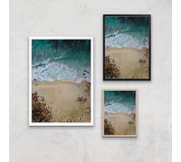 Shore Line Giclee Art Print - A2 - Wooden Frame