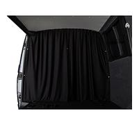 Shore Vans Blackout Curtains Compatible with Ford Transit Custom 2012 onwards (Black, Cab Divider)