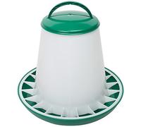 Shorefields Eton Green & White Plastic Poultry Feeder 6kg