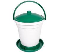 Shorefields Large 18 Litre Chicken, Hen, Poultry Drinker, (Green & White)