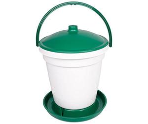 Shorefields Large 18 Litre Chicken, Hen, Poultry Drinker, (Green & White)