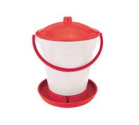 Shorefields Large 18 Litre Chicken, Hen, Poultry Drinker,With Legs, Green and White
