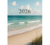 Shoreline, January - December 2026 Dated Monthly and Weekly Planner, Goal Setting, Habit Tracking, Daily Gratitude Practice, 8.5”x11”, 177 pages: ... productivity, and working towards goals