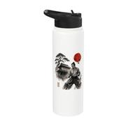 Shorin Ryu Karate Ink Art/Japanese Calligraphy Dojo Design Stainless Steel Insulated Water Bottle