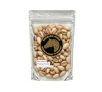 Shorjah Premium Lemon Roasted Pistachios 400g Bag | Zesty Tangy Flavour| Jumbo In-Shell Nuts with Easy Open Shells | Gourmet Savoury Snack for Parties