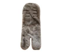 Shorn Sheepskin Pram Liner - Universal Fit Prams, Strollers, Buggies & Car Seats - Soft Natural Wool Cushioning with 3 Harness Slots - Breathable Temperature Regulating Baby Pram Insert - Mushroom
