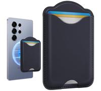 Shorogyt Compatible with Magsafe Wallet Magnetic Card Holder - Phone Wallet for Samsung Galaxy S25 Series, for iPhone 16/15/14/13/12 Series for Women Men for Apple Mag RFID Magnet Fit 3 Cards, Blue