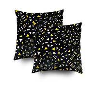 Shorping Zippered Pillow Covers Pillowcases 18X18Inch 2 Pack Cheerful Animal Pretty Cheerful Decorative Throw Pillow Cover Pillow Cases Cushion Cover for Home Sofa Bedding